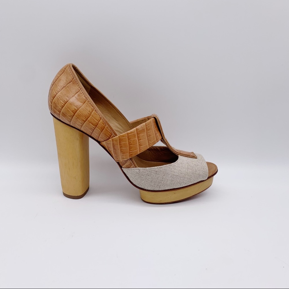 Tory Burch Open Toe Platform Rare Sandals